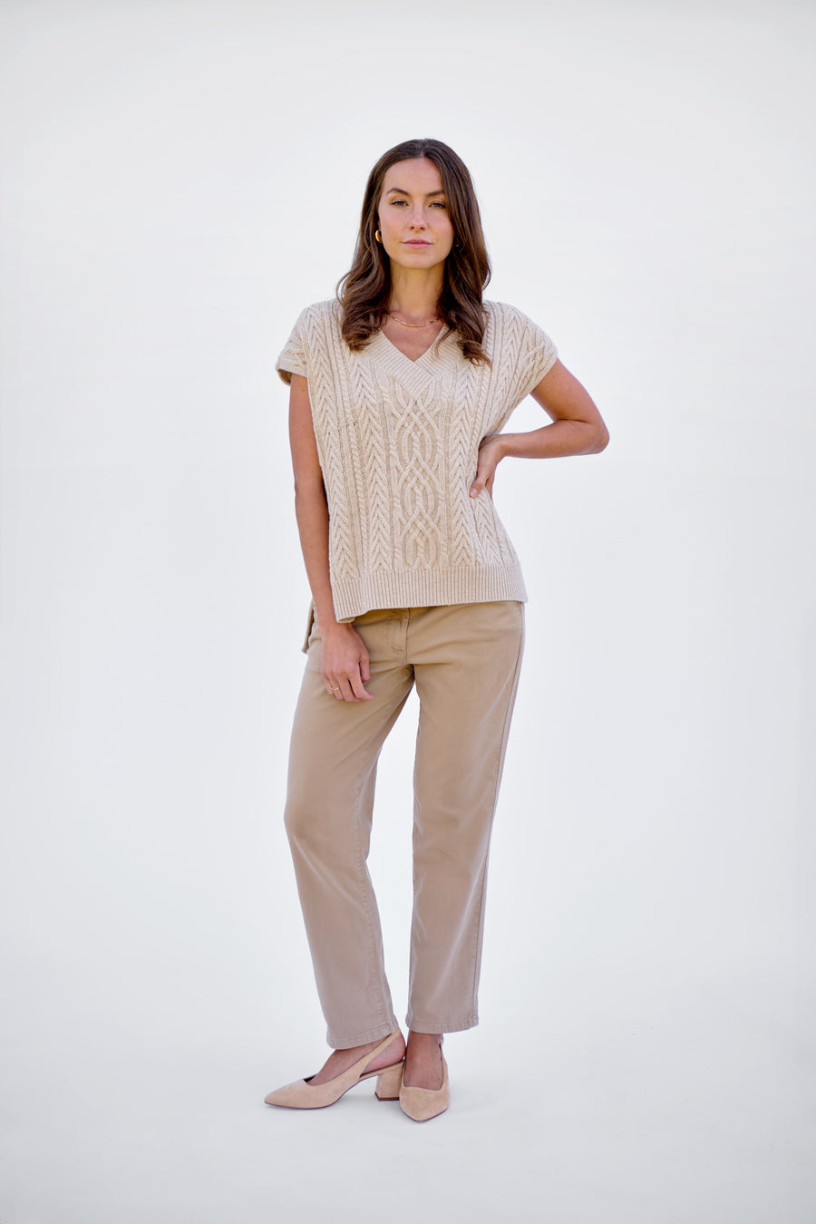 Merino Cable Vest
