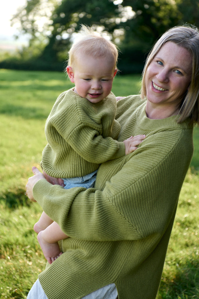Pistachio Mini Seven Pullover
