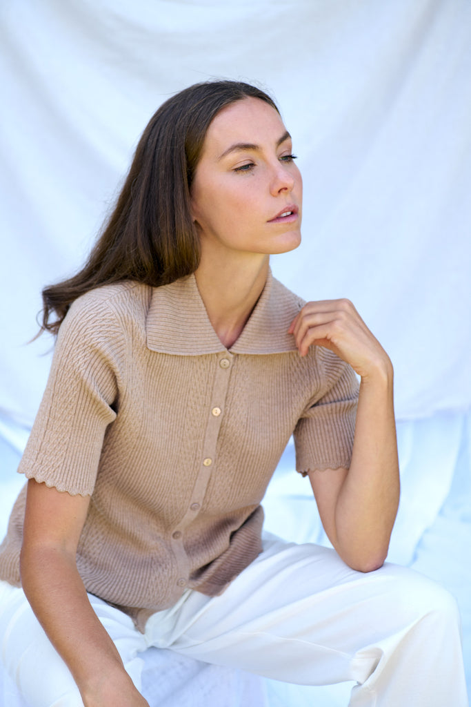 Oat Scallop Shirt