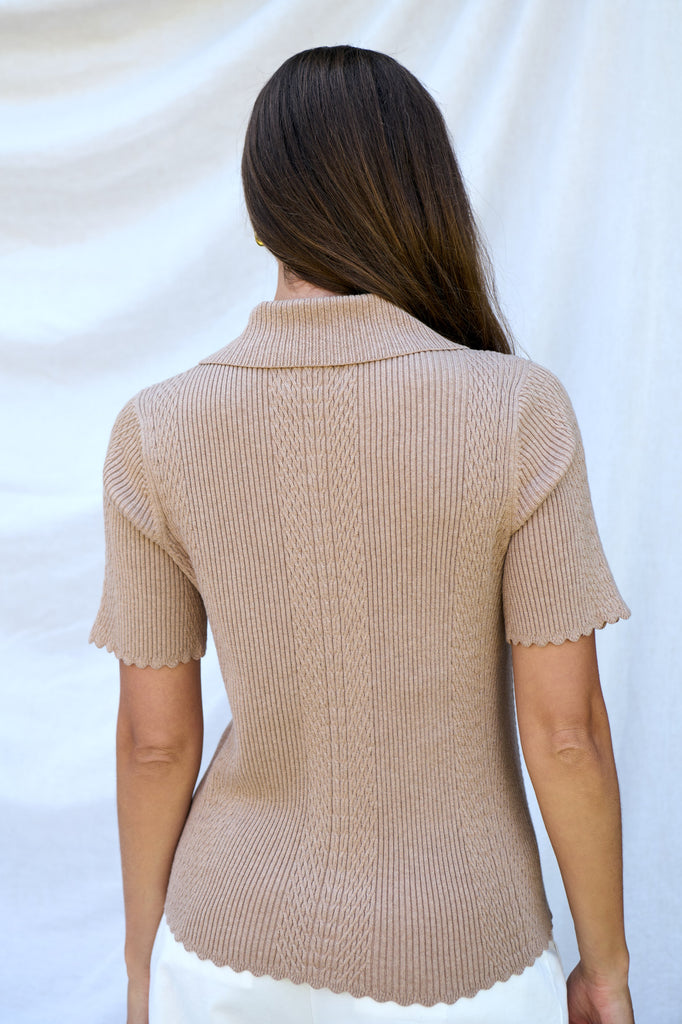 Oat Scallop Shirt