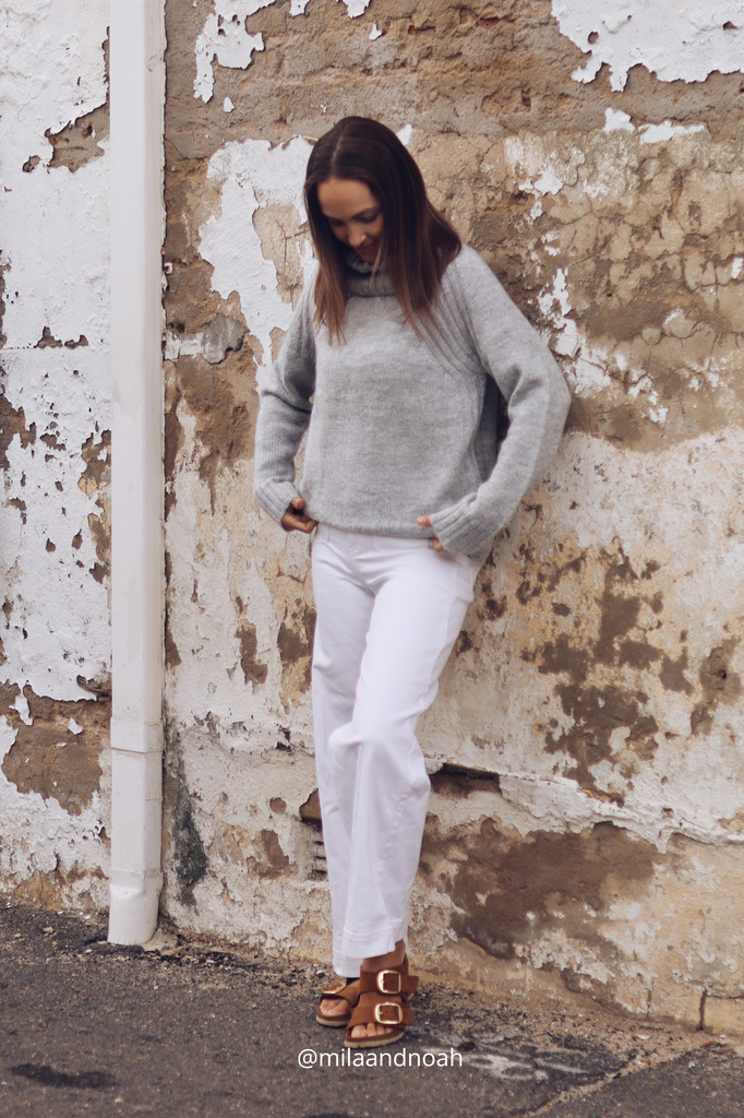 Silver Birch Della Roll Neck