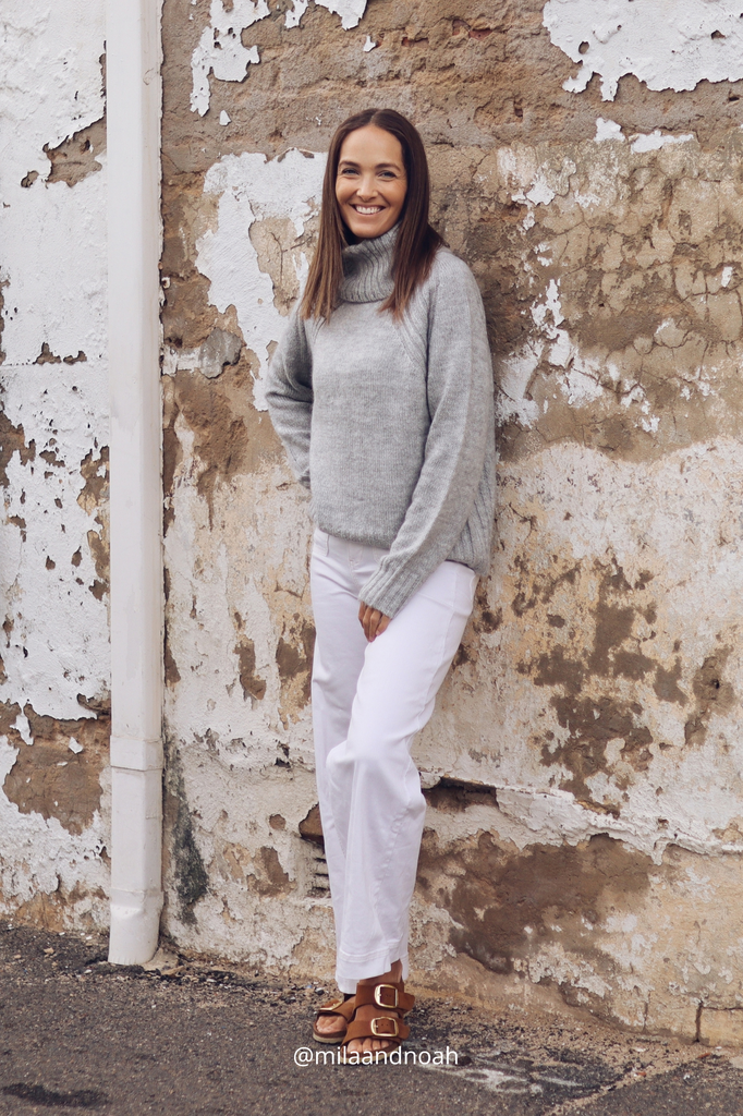 Silver Birch Della Roll Neck