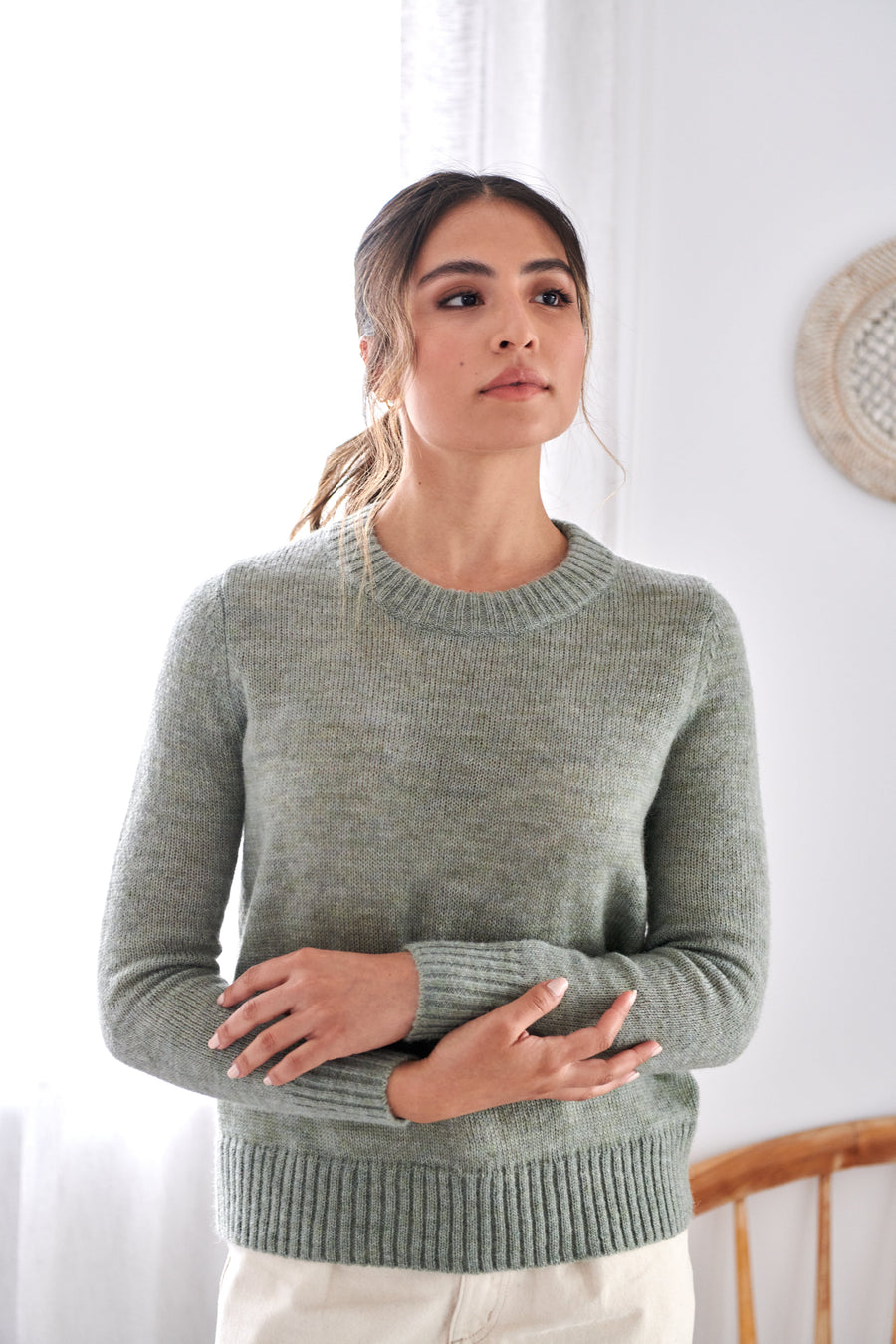 Dusty Sage Noa Pullover