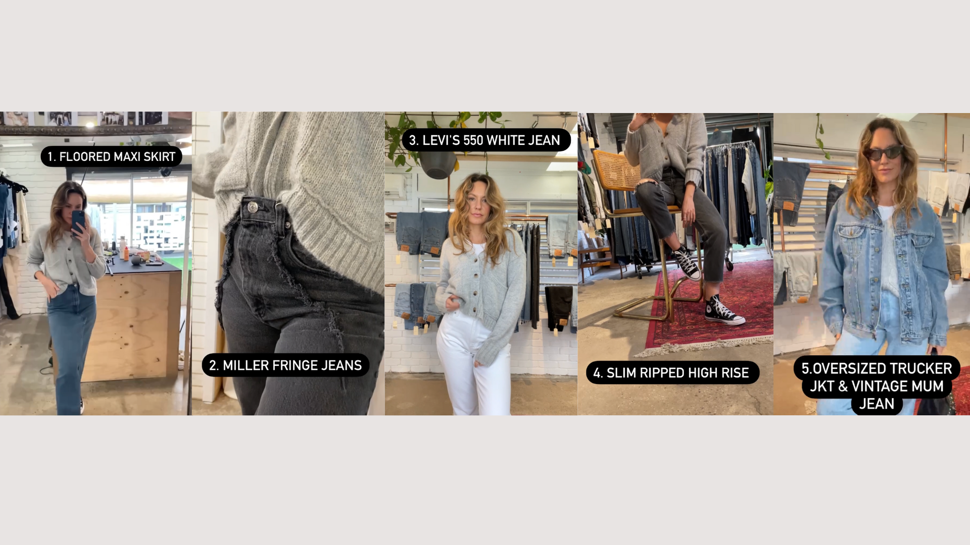 Knitwear and Denim Styling