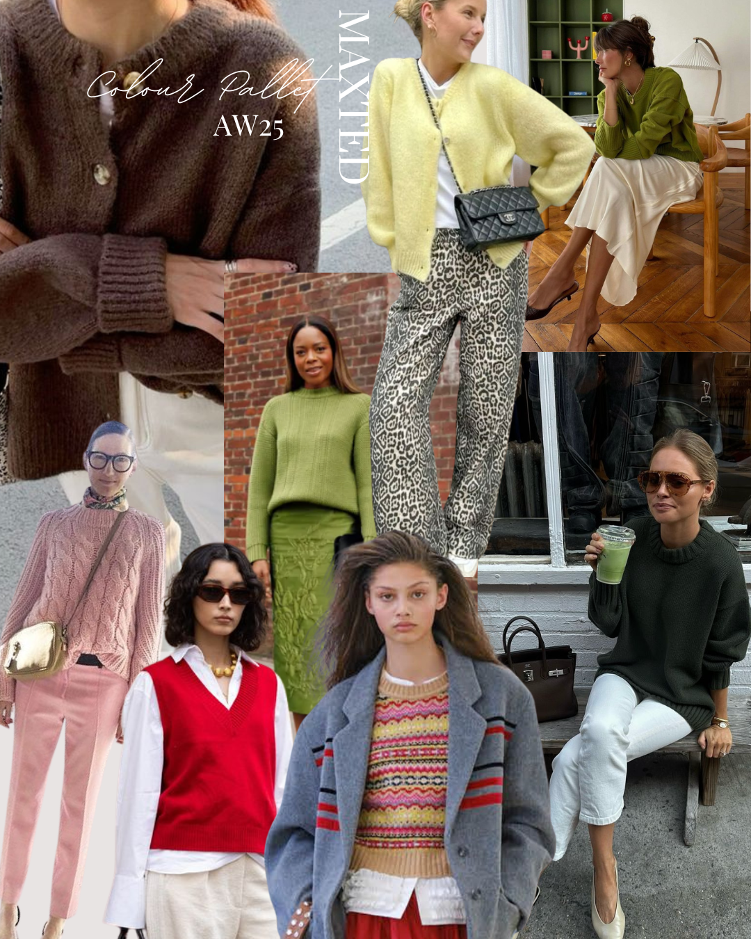 knitwear and outfit style trends for autumn winter 2025