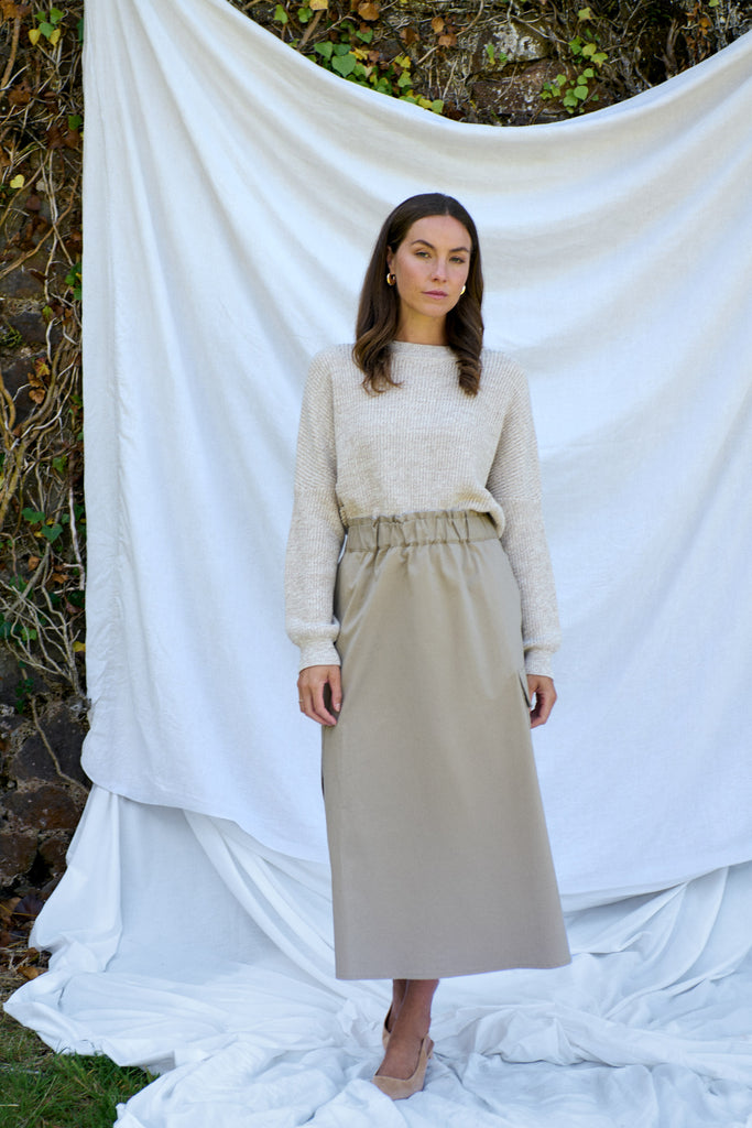 Oat Twist Seven Pullover