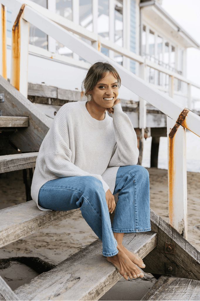 Pebble Twist Seven Pullover