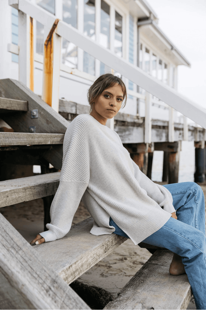 Pebble Twist Seven Pullover