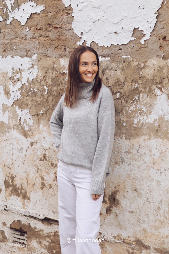 Silver Birch Della Roll Neck