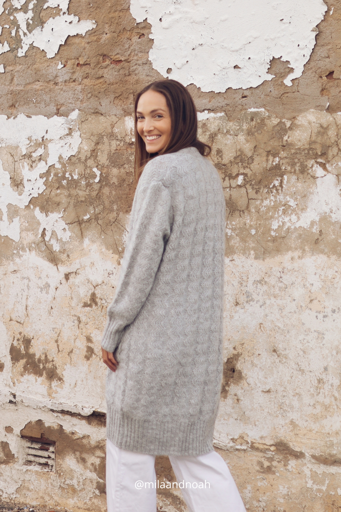 Silver Birch Zig Zag Cardigan