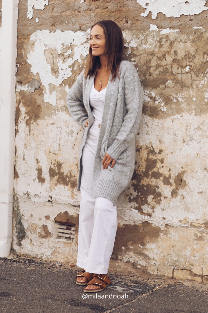 Silver Birch Zig Zag Cardigan