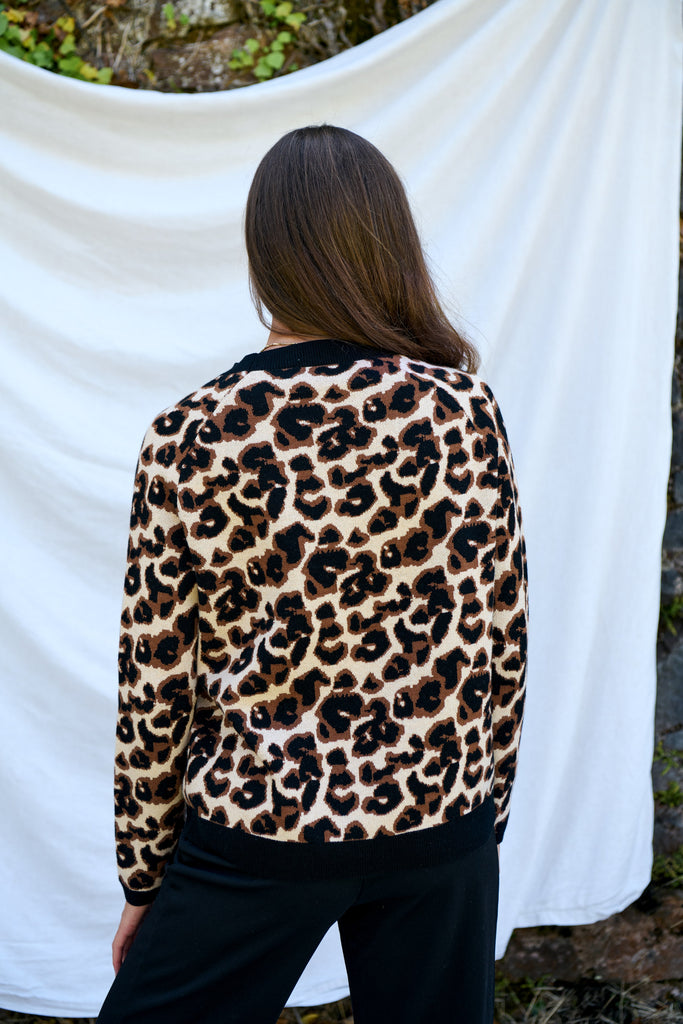 Leopard Animal Pullover