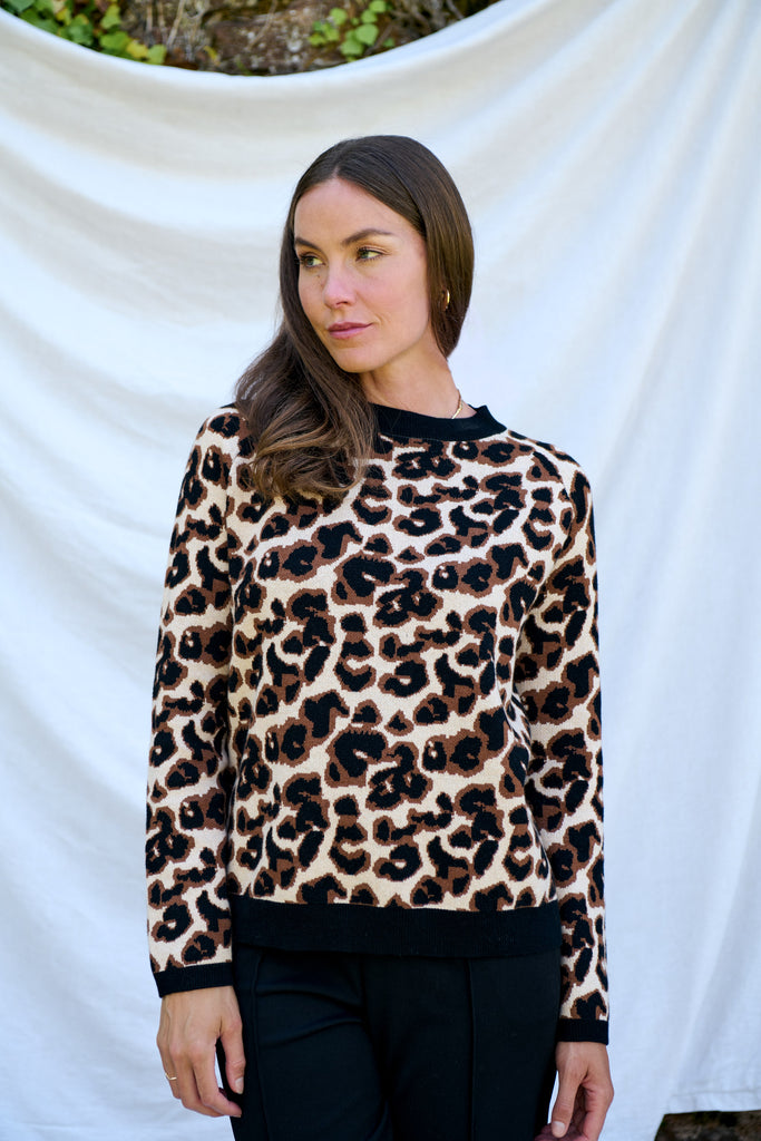 Leopard Animal Pullover