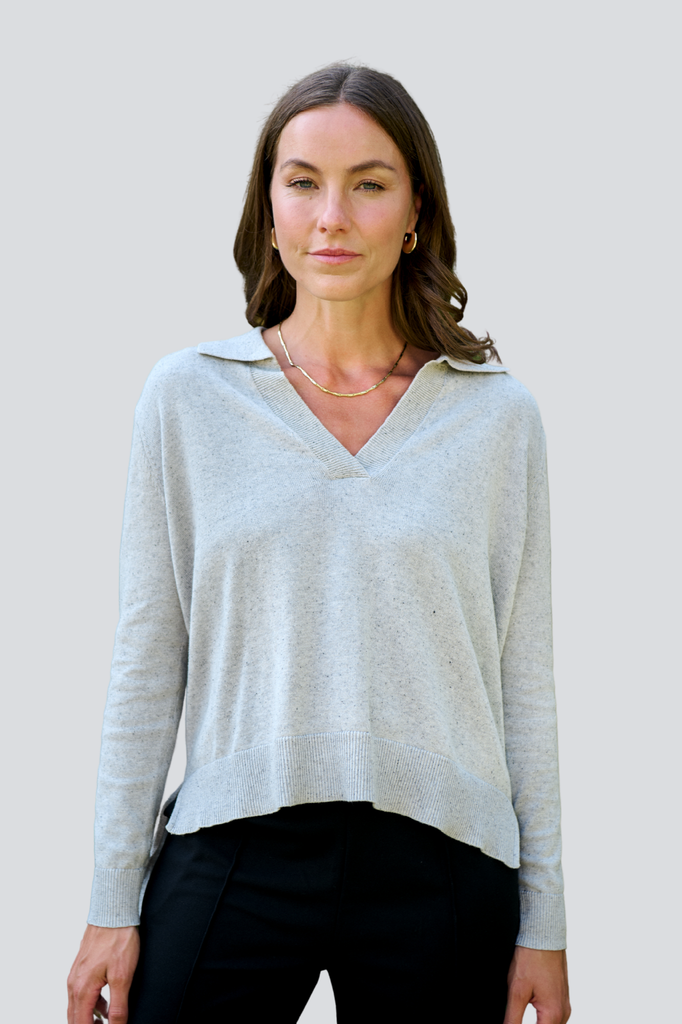 Shell Grey Nep Emma Pullover