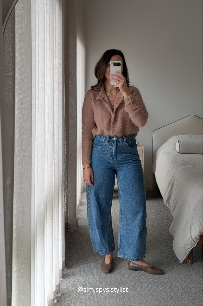 Oat Brushed Cardigan