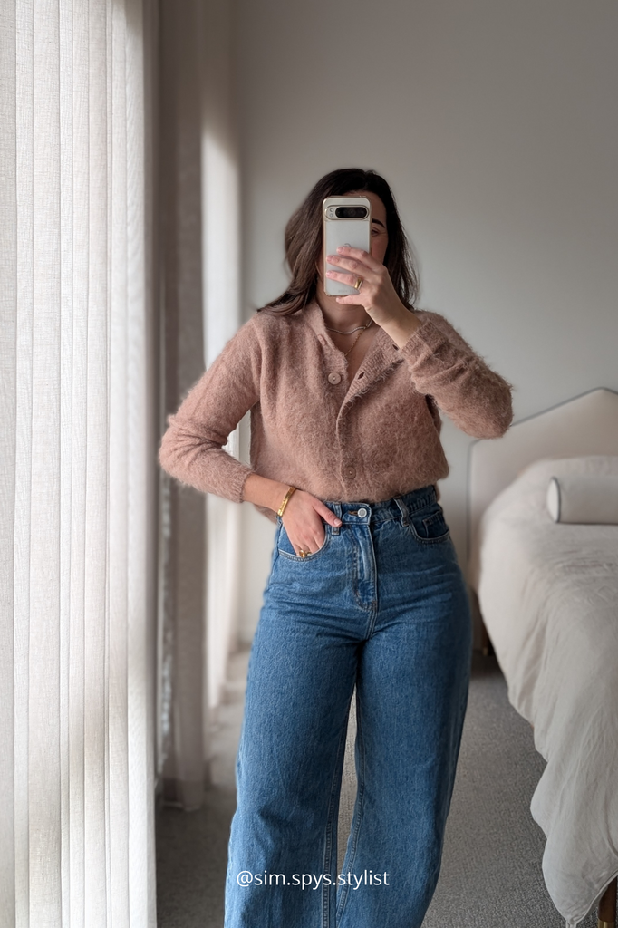 Oat Brushed Cardigan