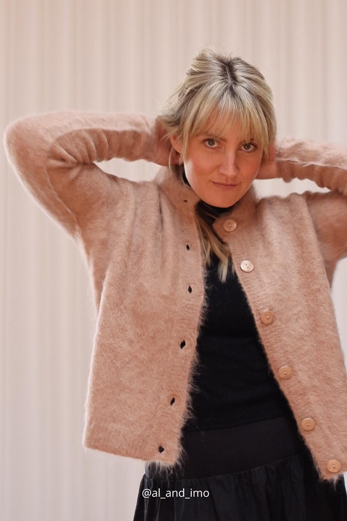 Oat Brushed Cardigan