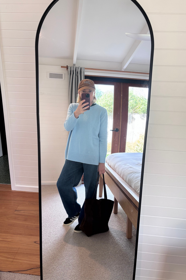 Pale Blue Willow Pullover