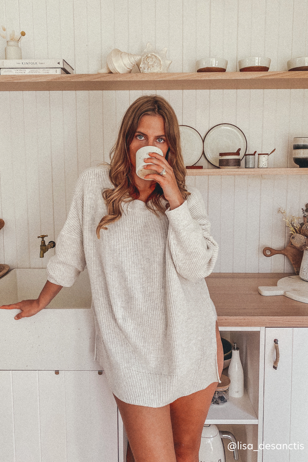 Pebble Twist Seven Pullover