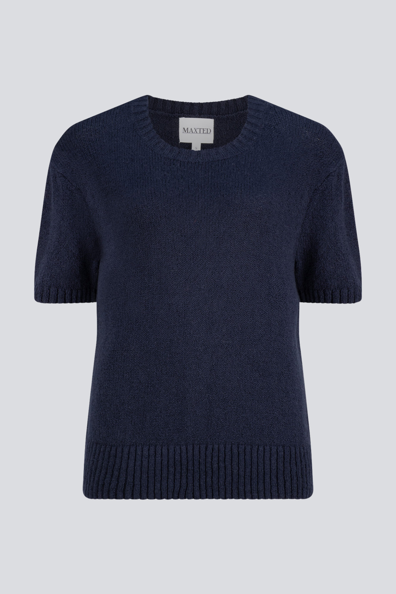 Navy Knit Tee
