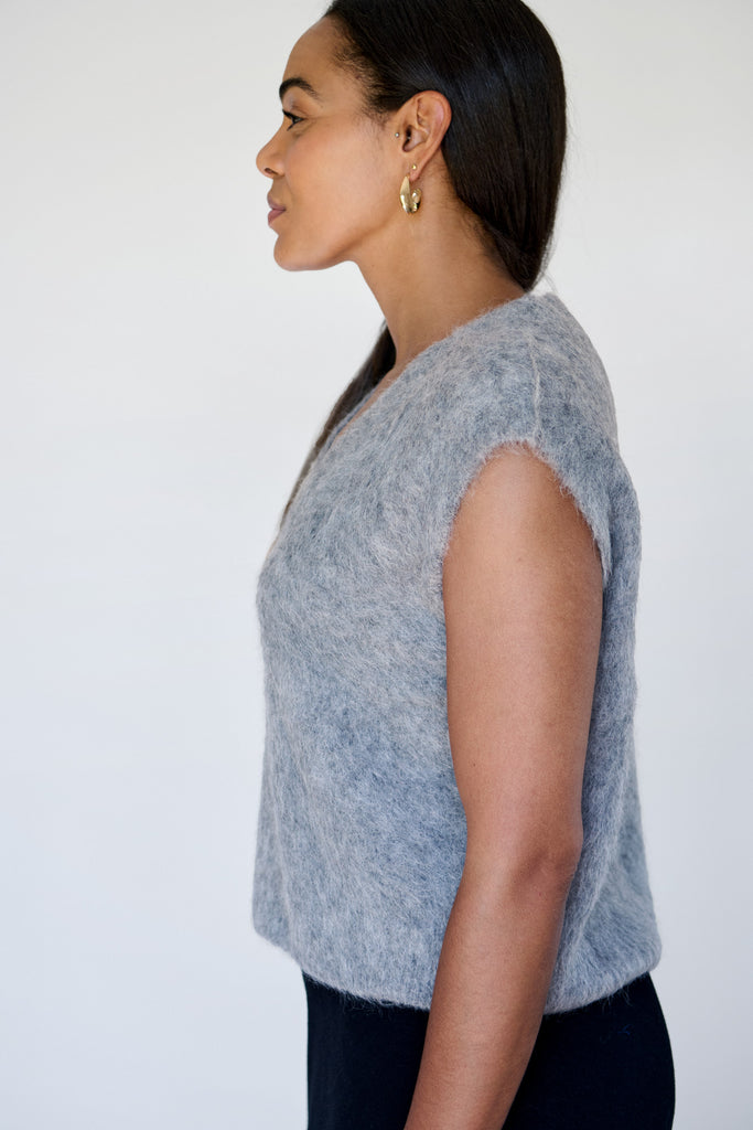 Charcoal Brushed Vest