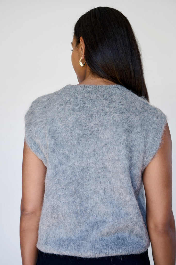 Charcoal Brushed Vest