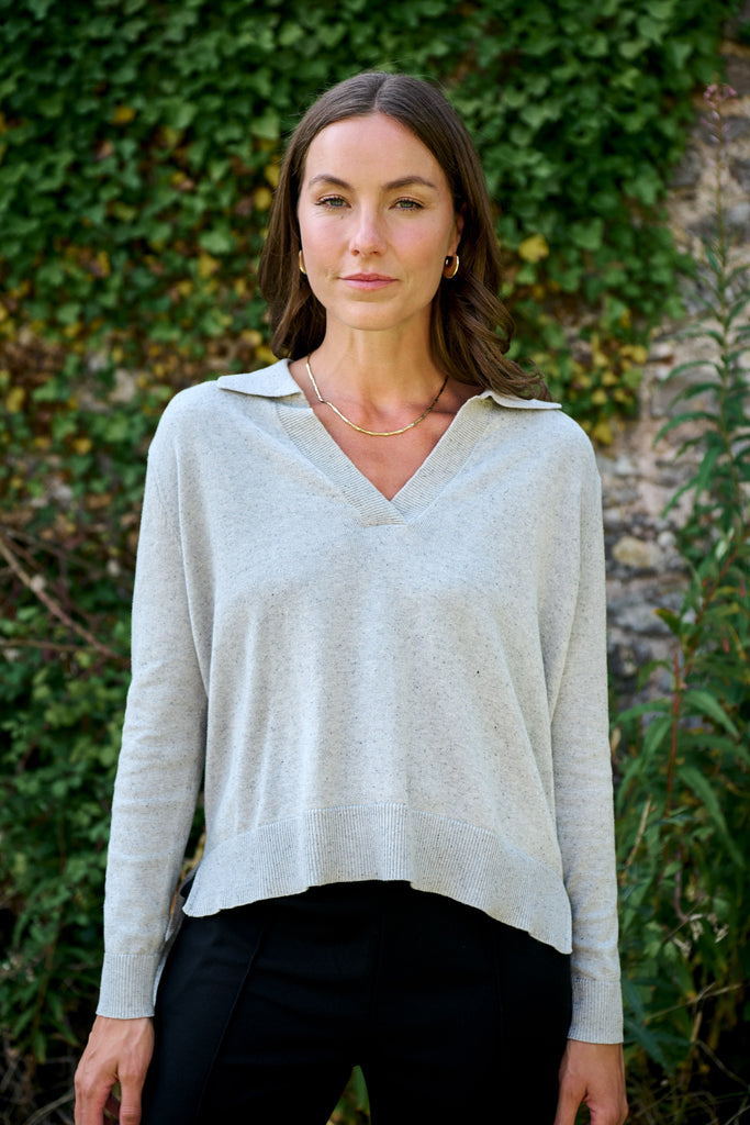 Shell Grey Nep Emma Pullover