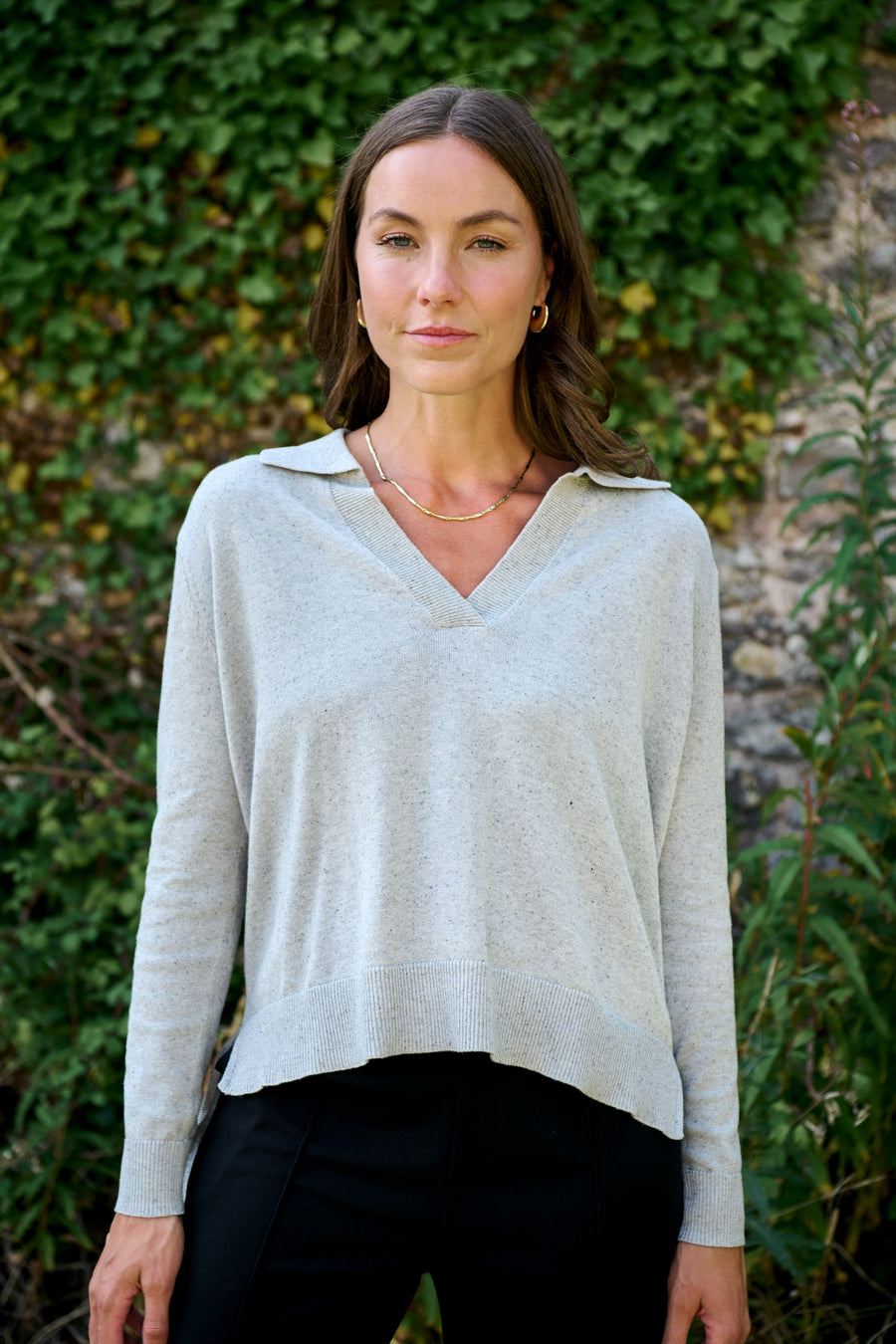 Shell Grey Nep Emma Pullover
