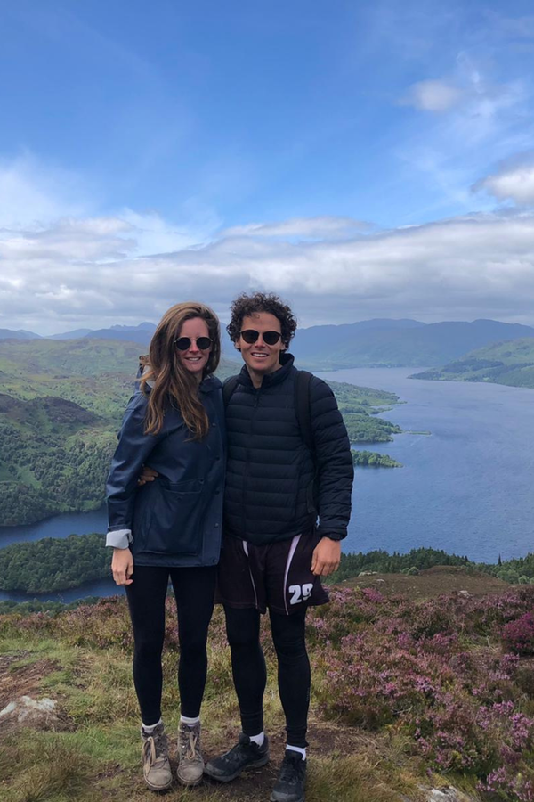 Bright Navy Raincoat