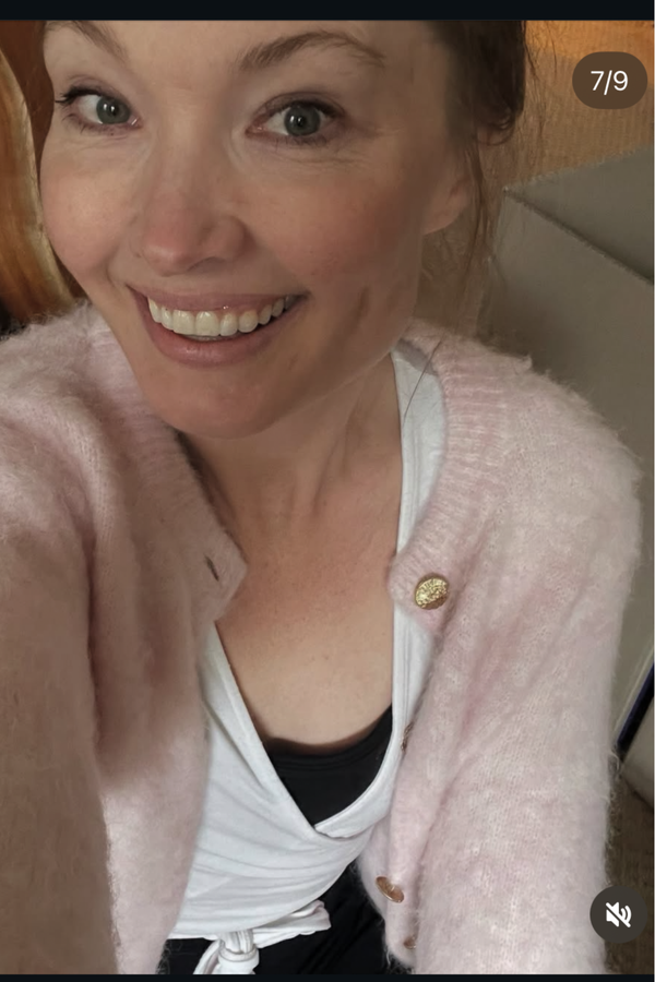 Pink Brushed Cardigan