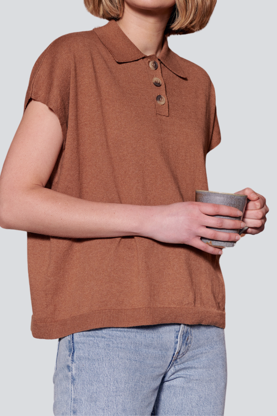 Camel Polo T Shirt