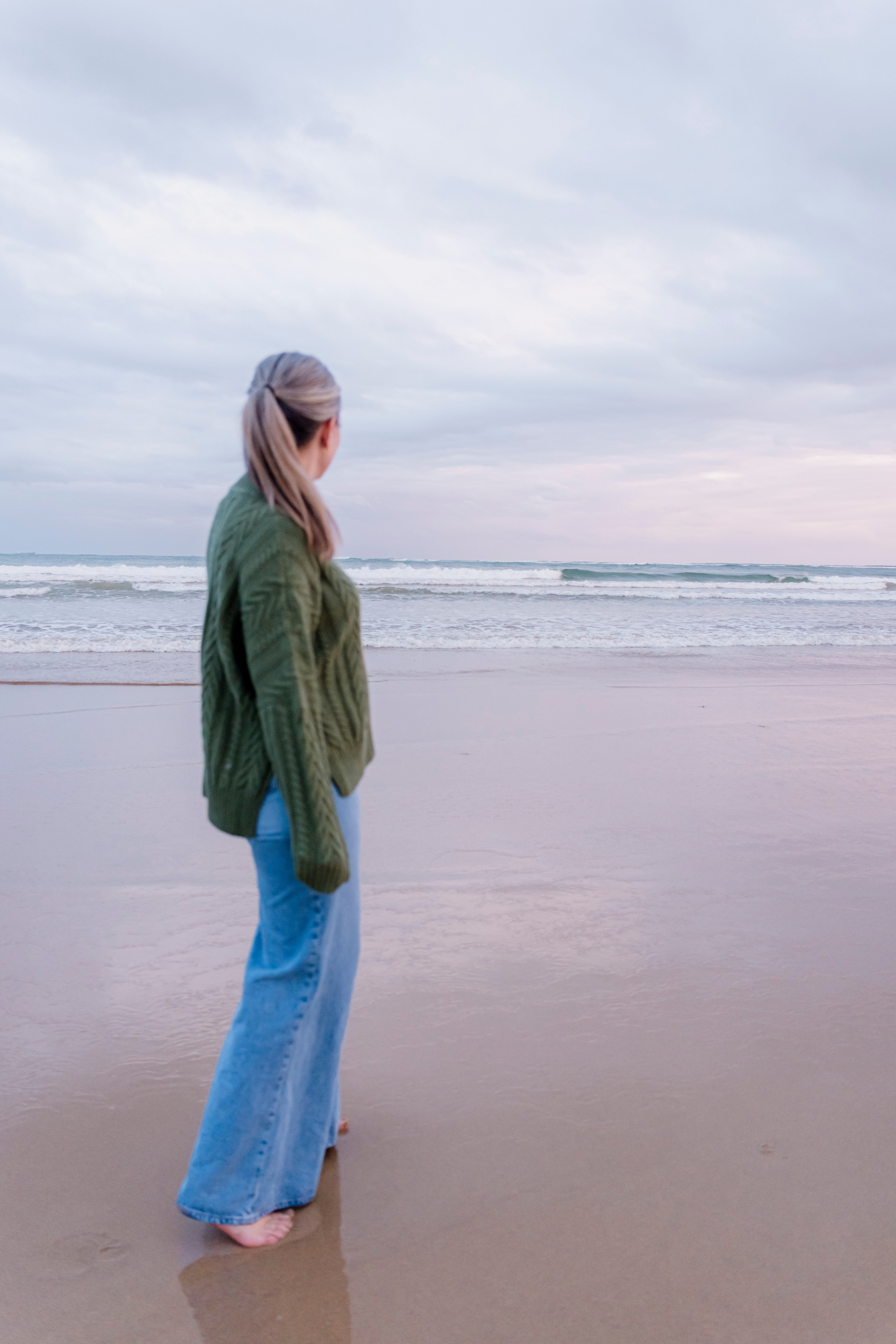 Thyme Soft Touch Cable Pullover