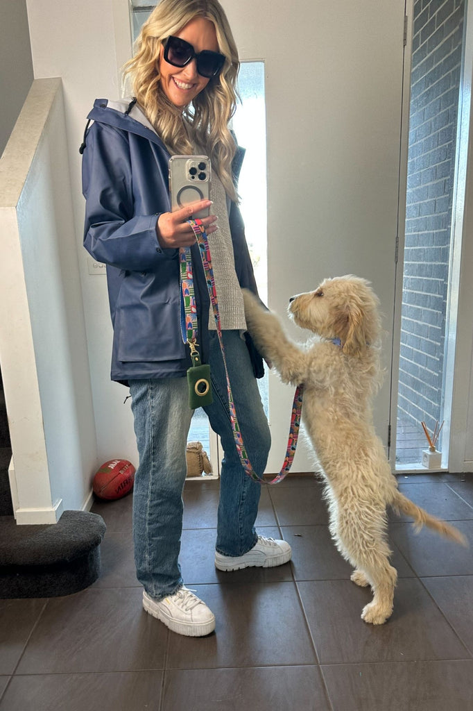 Bright Navy Raincoat