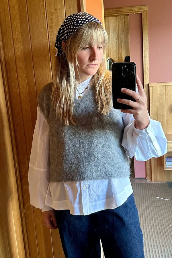 Charcoal Brushed Vest