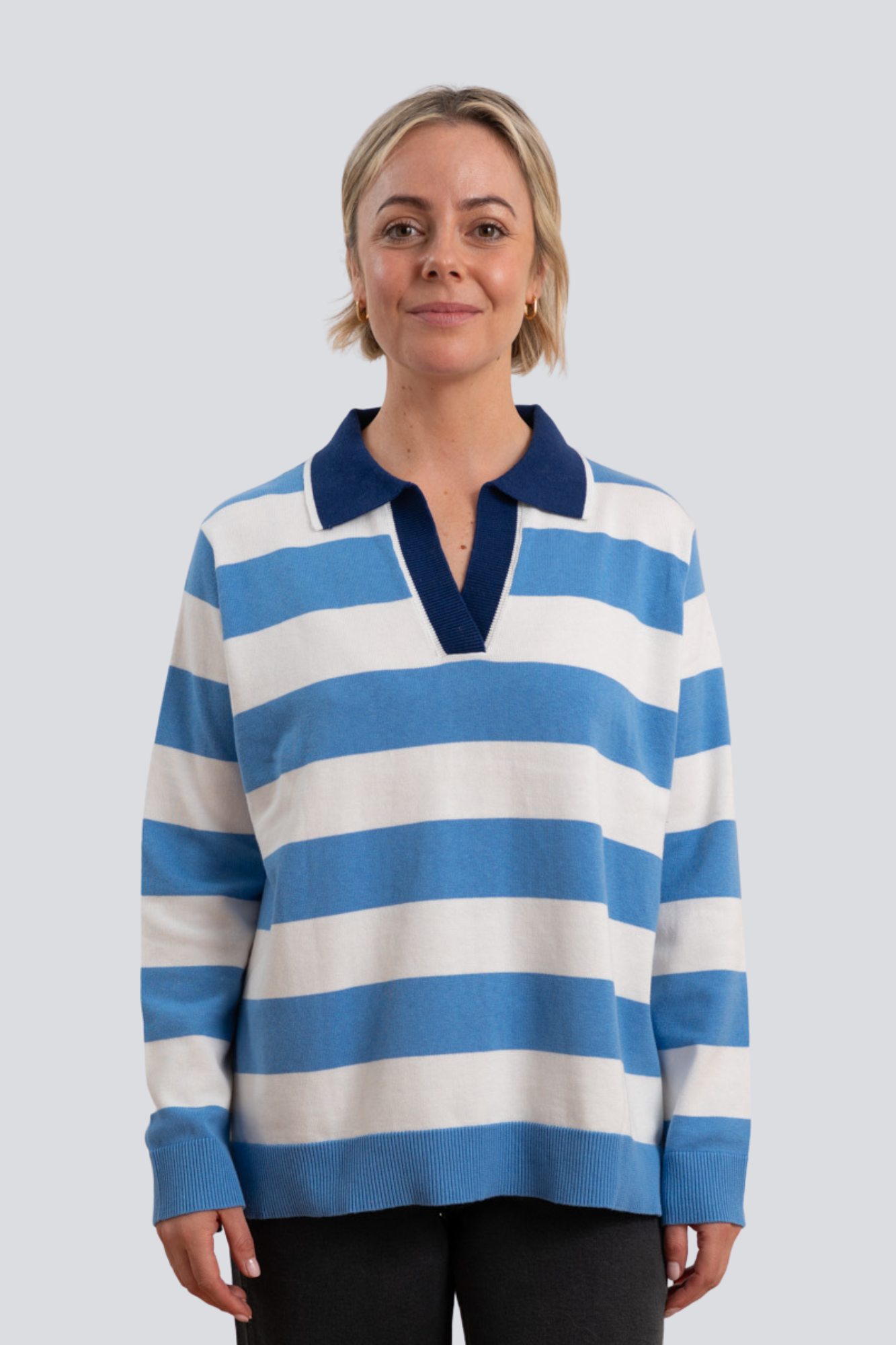 Blue Stella Rugby Shirt