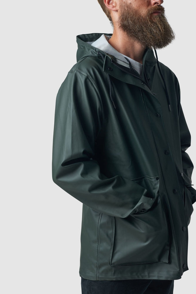 Hunter Green Raincoat