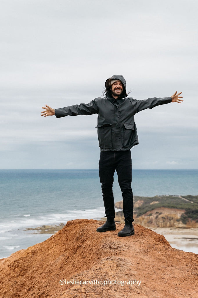 Hunter Green Raincoat