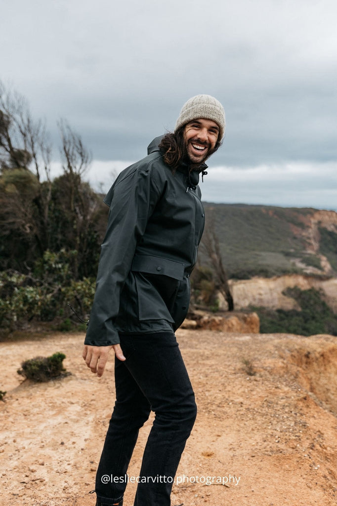 Hunter Green Raincoat