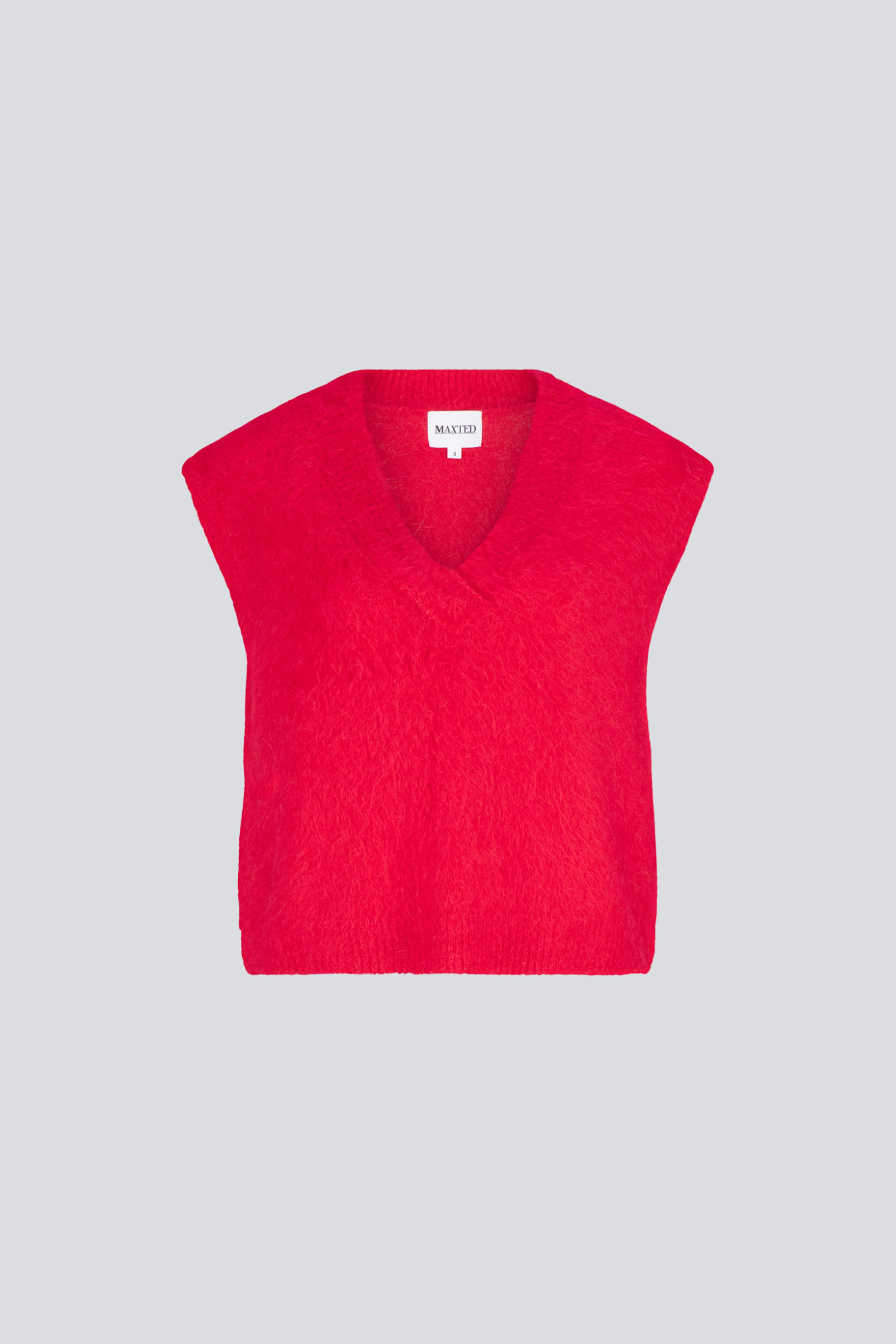 Red Brushed Vest