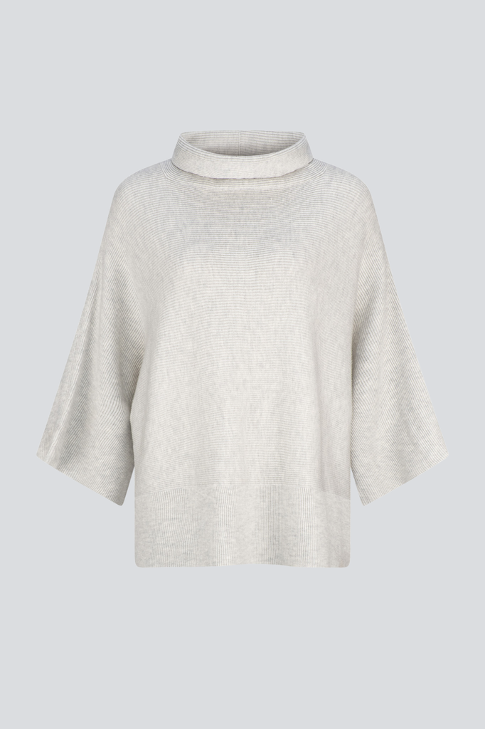 Pale Grey Ava Knit Pullover