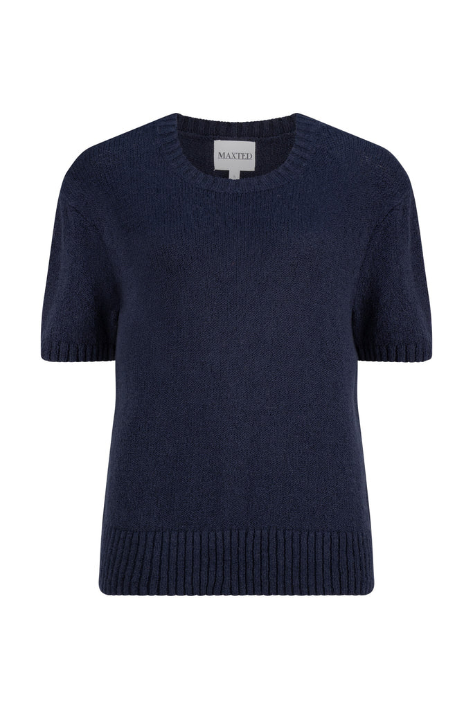 Navy Knit Tee