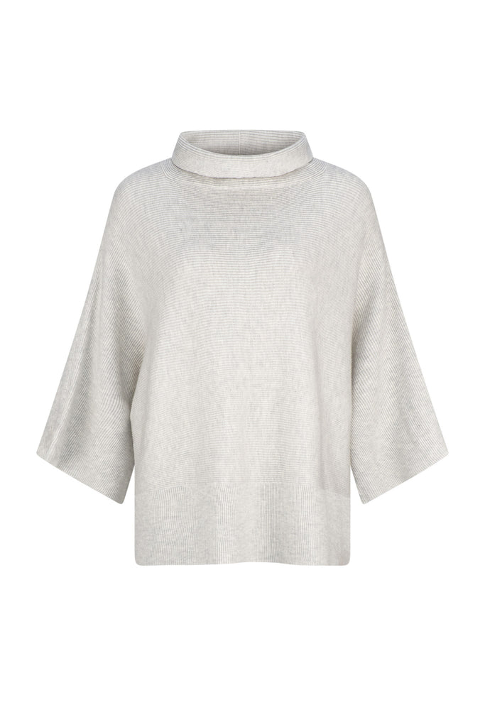 Pale Grey Ava Knit Pullover