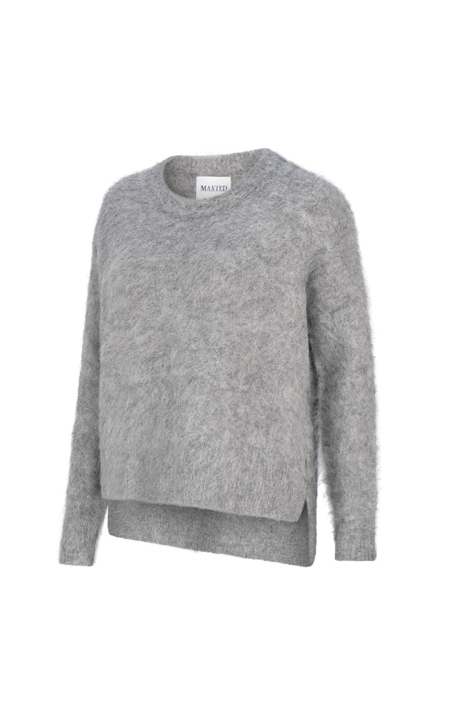 Charcoal Brushed Pullover