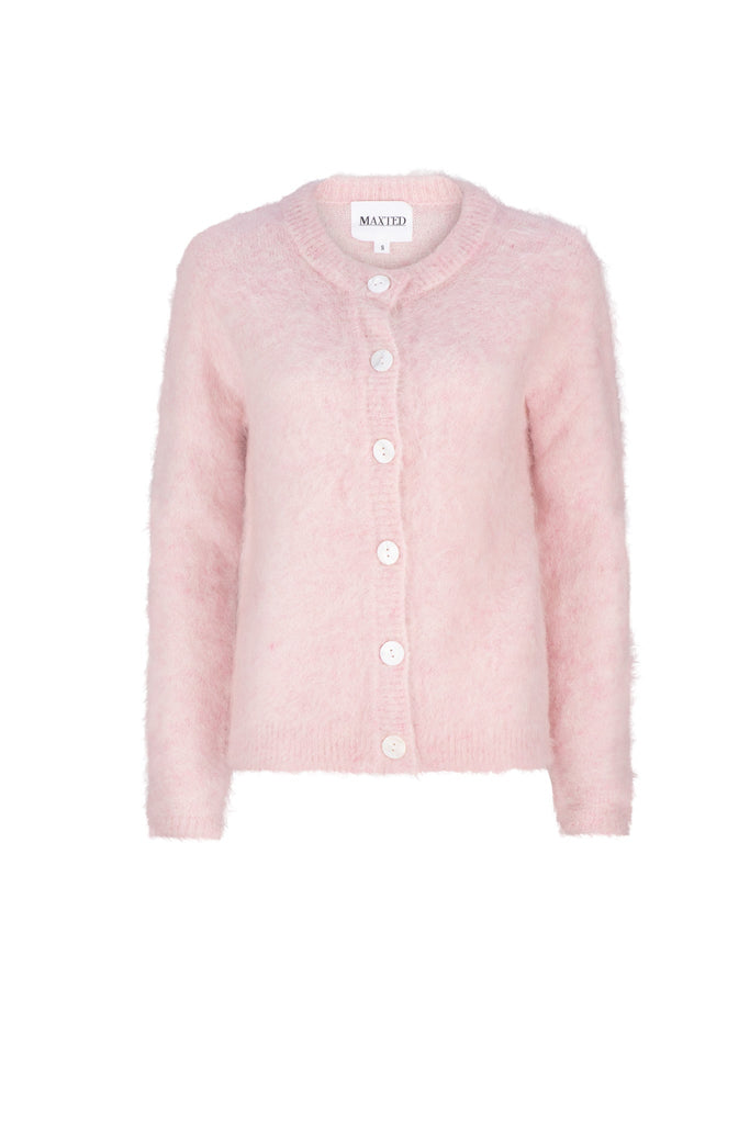 Blush Pink Brushed Cardigan