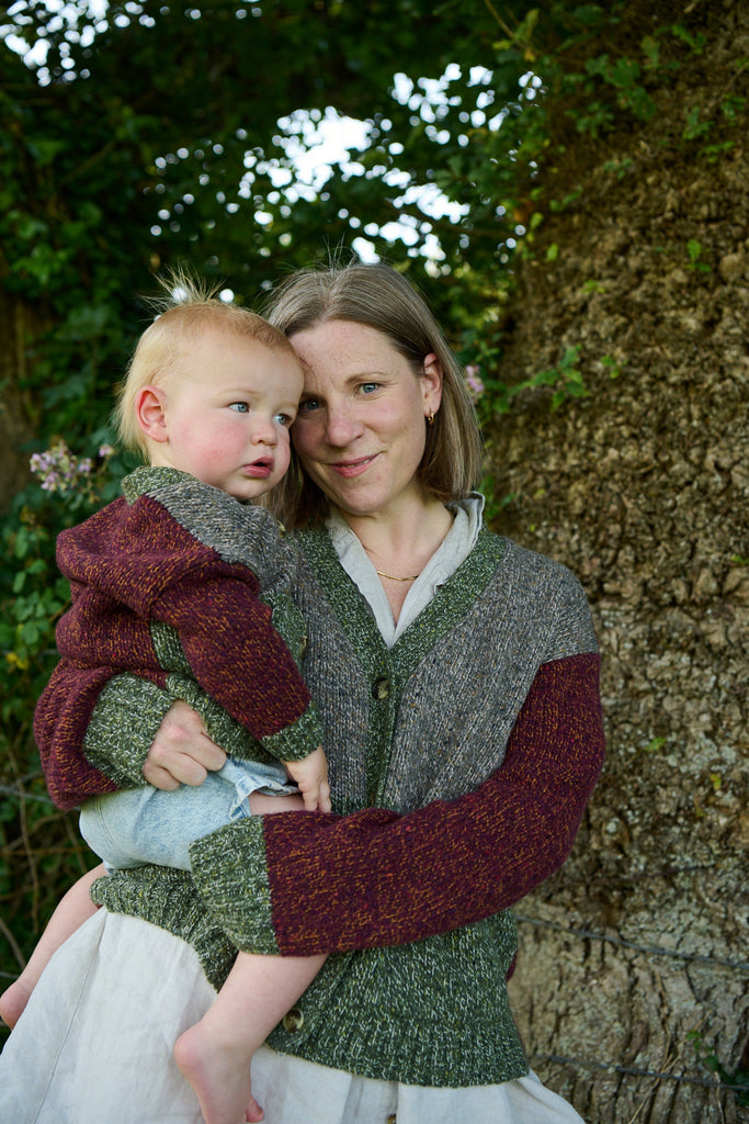 Mini Tabby Textured Cardigan