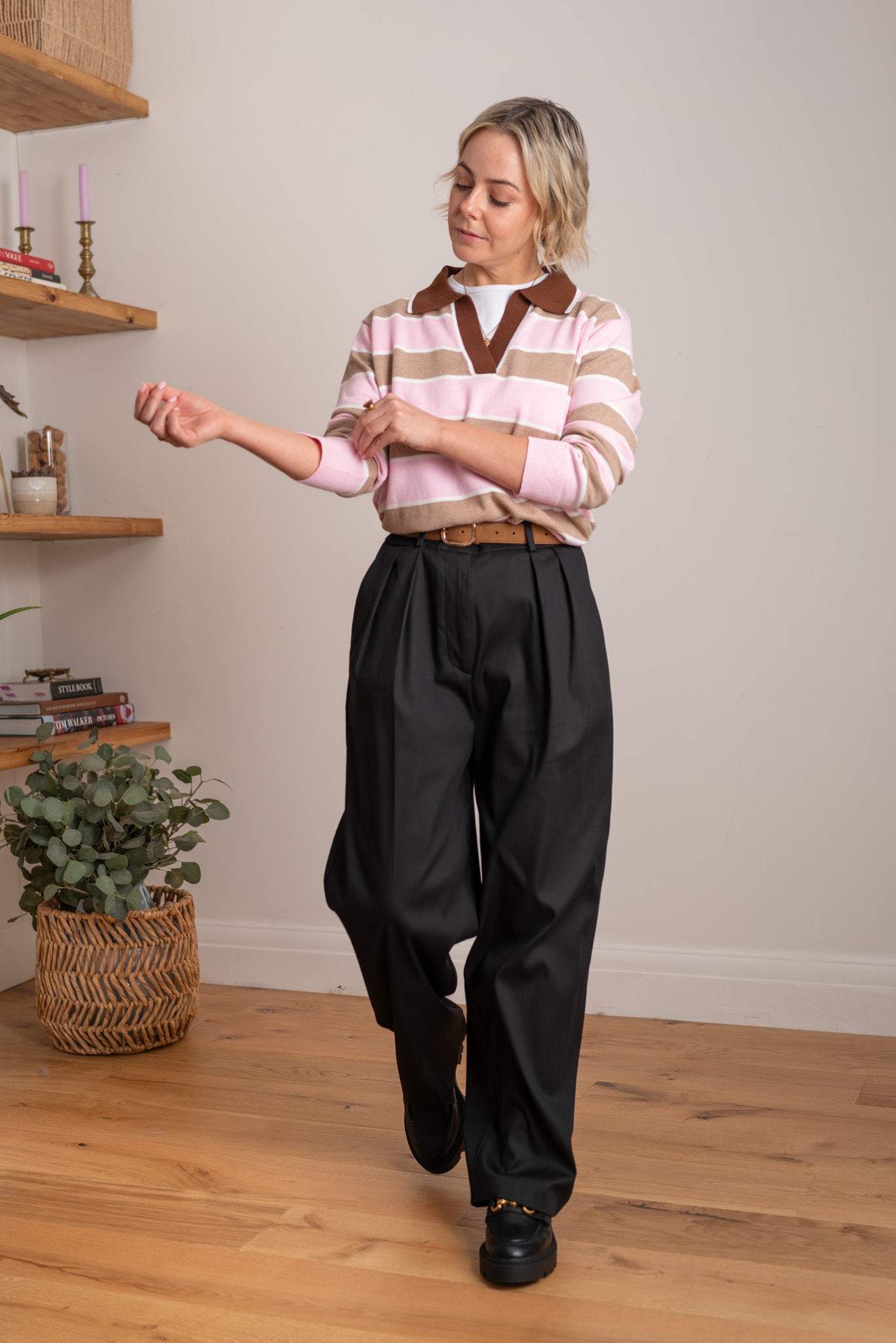 Pink Stella Rugby Shirt