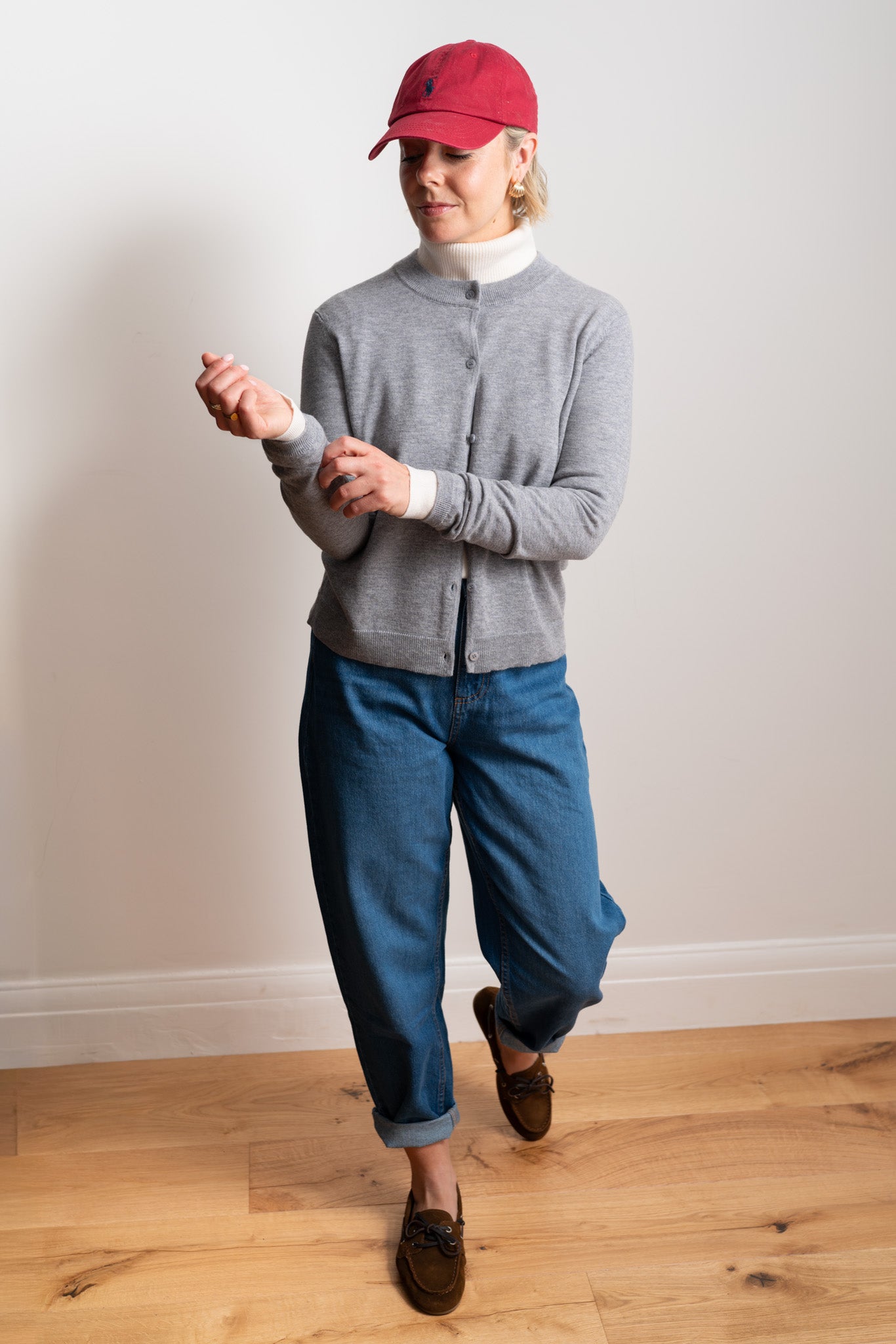 Ivory Merino Fine Roll Neck