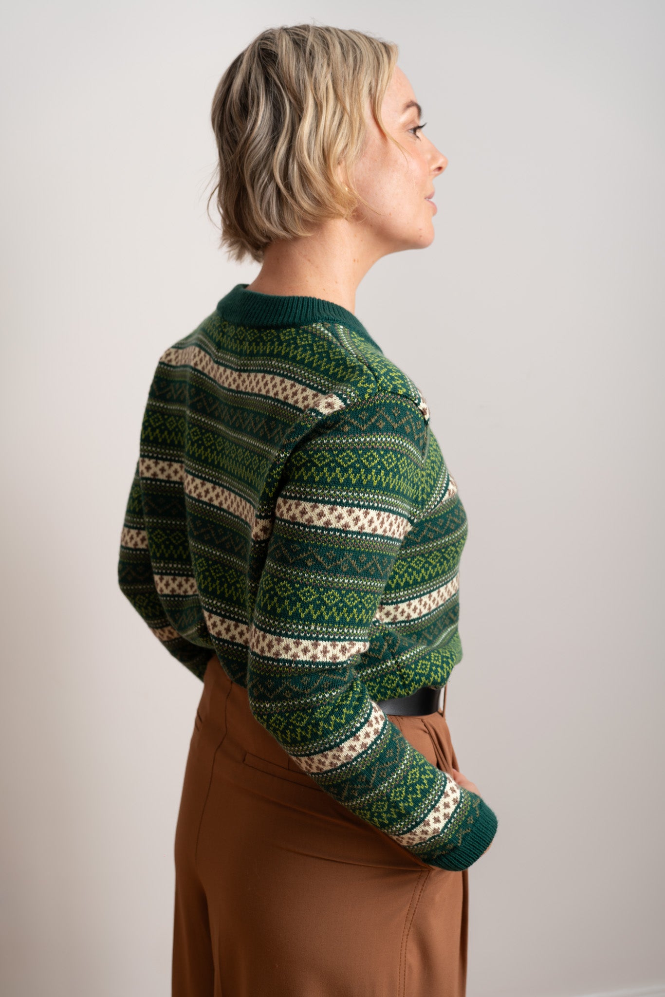 Green Fairisle Ruby Cardigan – Maxted Clothing