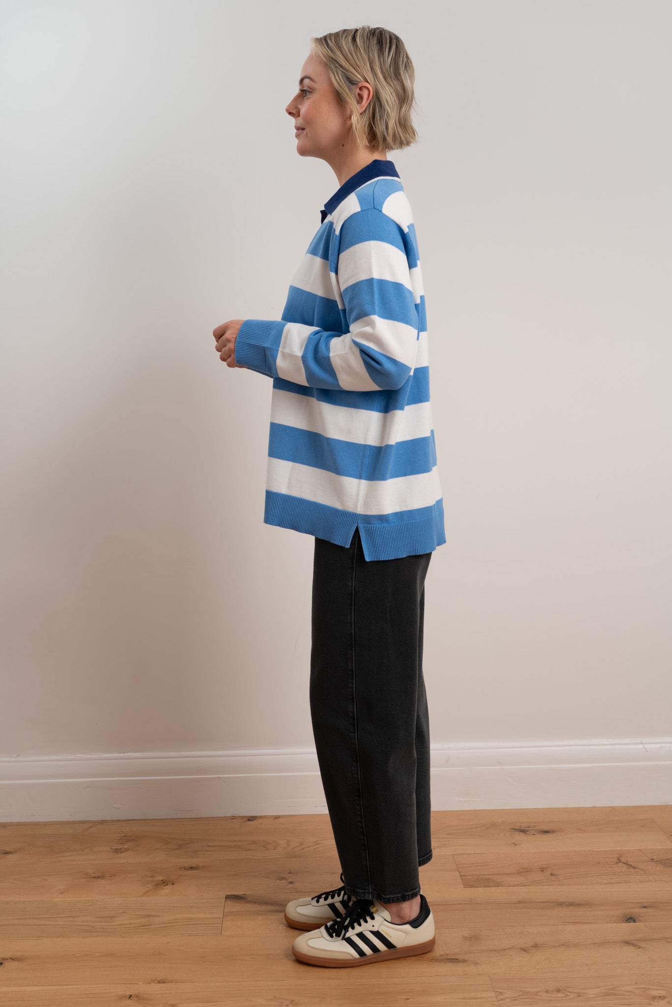 Blue Stella Rugby Shirt