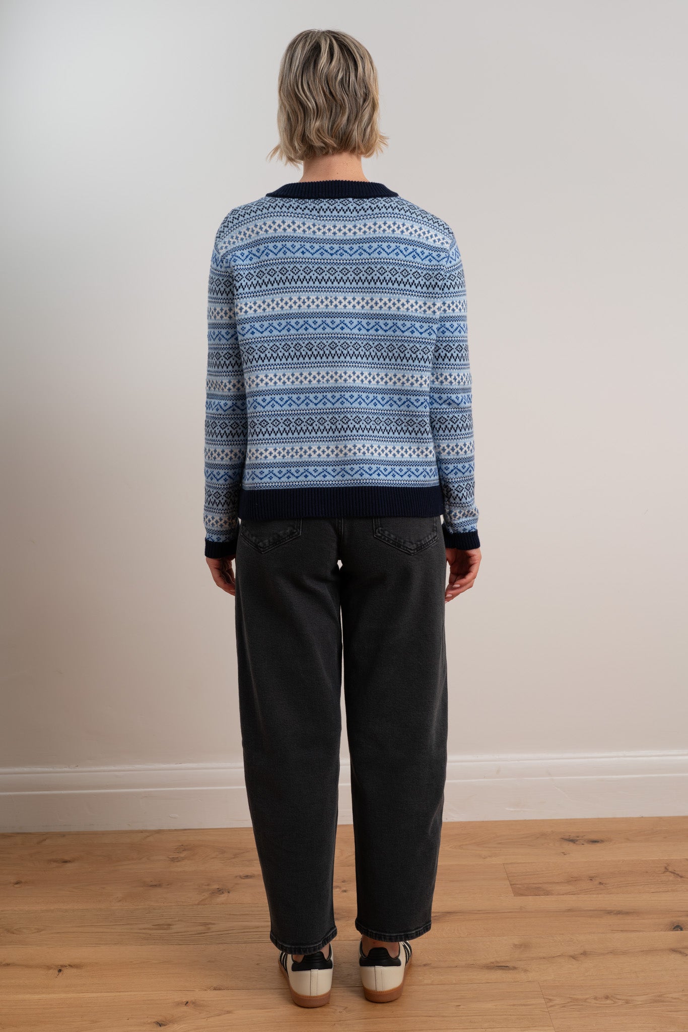 Blue Fairisle Ruby Cardigan